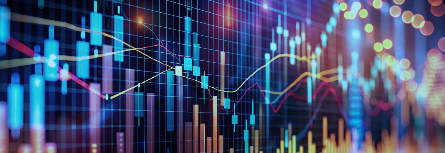 brightly colored graph lines showing boost in Stellar One Risk-Free ERP Platform Trial